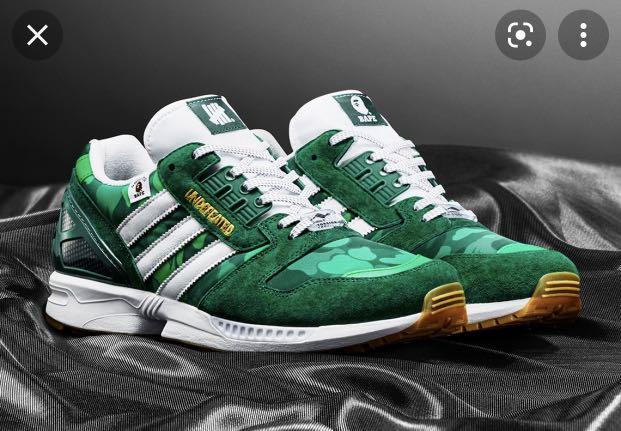 BAPE X UNDEFEATED ZX 8000, Men's Fashion, Footwear, Sneakers on Carousell