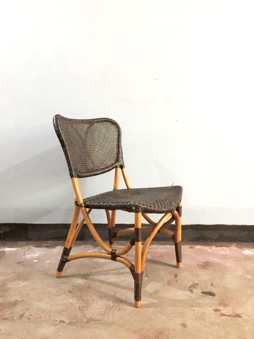 Black Cane chair, Furniture & Home Living, Furniture, Chairs on Carousell