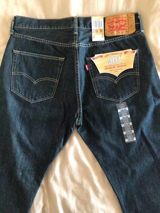 BNWT Levi's 501 W33 L30, Men's Fashion, Bottoms, Jeans on Carousell