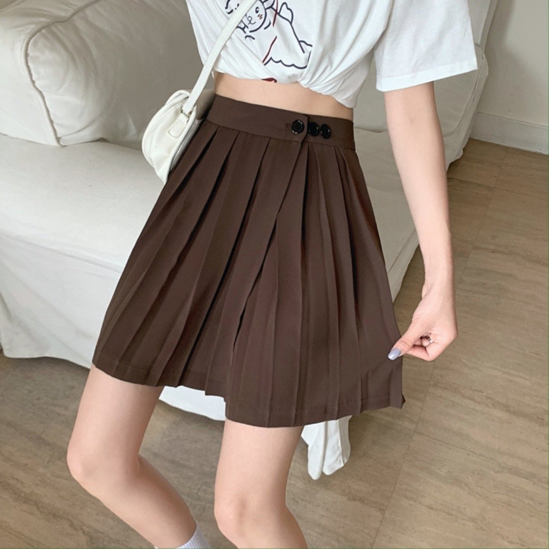 BRAND NEW Brown Skater Skirt Women s Fashion Bottoms Skirts on Carousell
