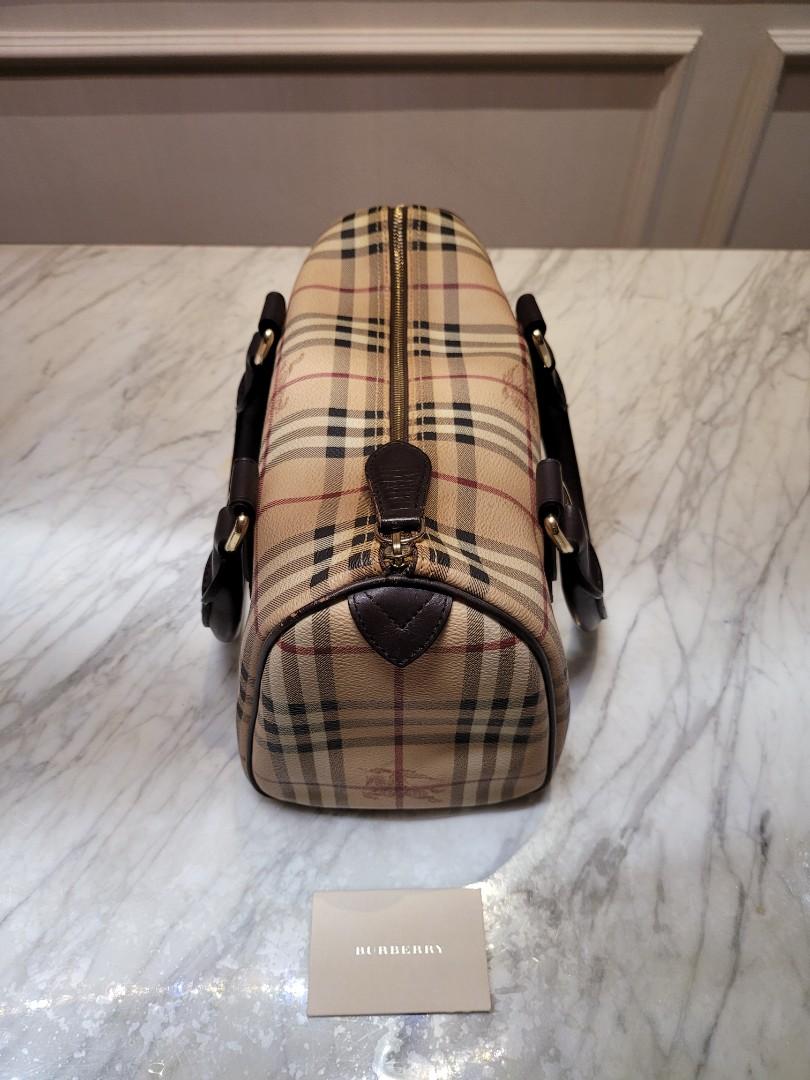 Burberry Haymarket Check Bowling Bag (2014 Greenbelt 4, Philippines)