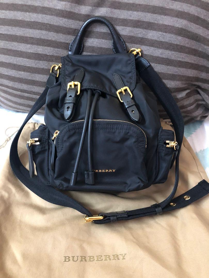 Burberry Small Rucksack Backpack, Luxury, Bags & Wallets on Carousell