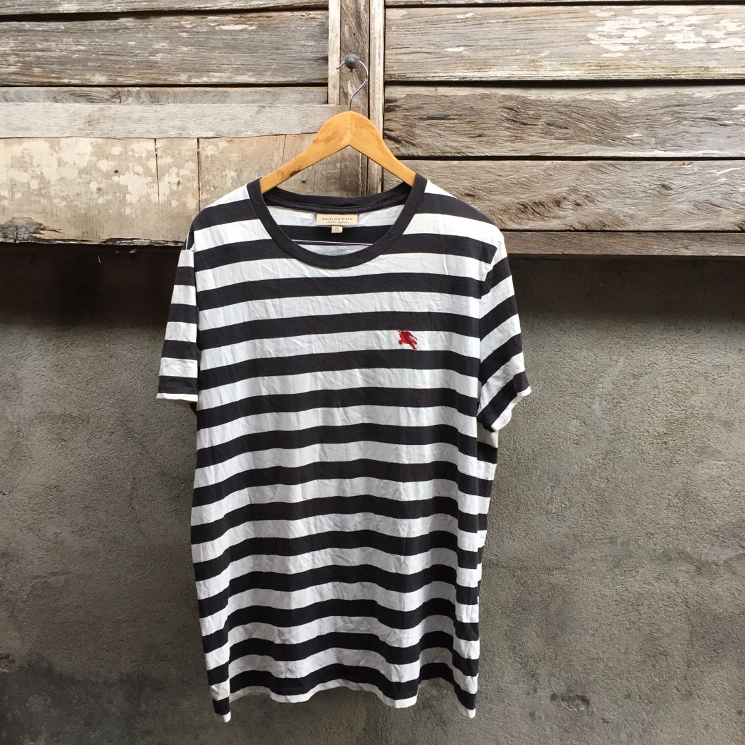 Burberry striped 2025 t shirt