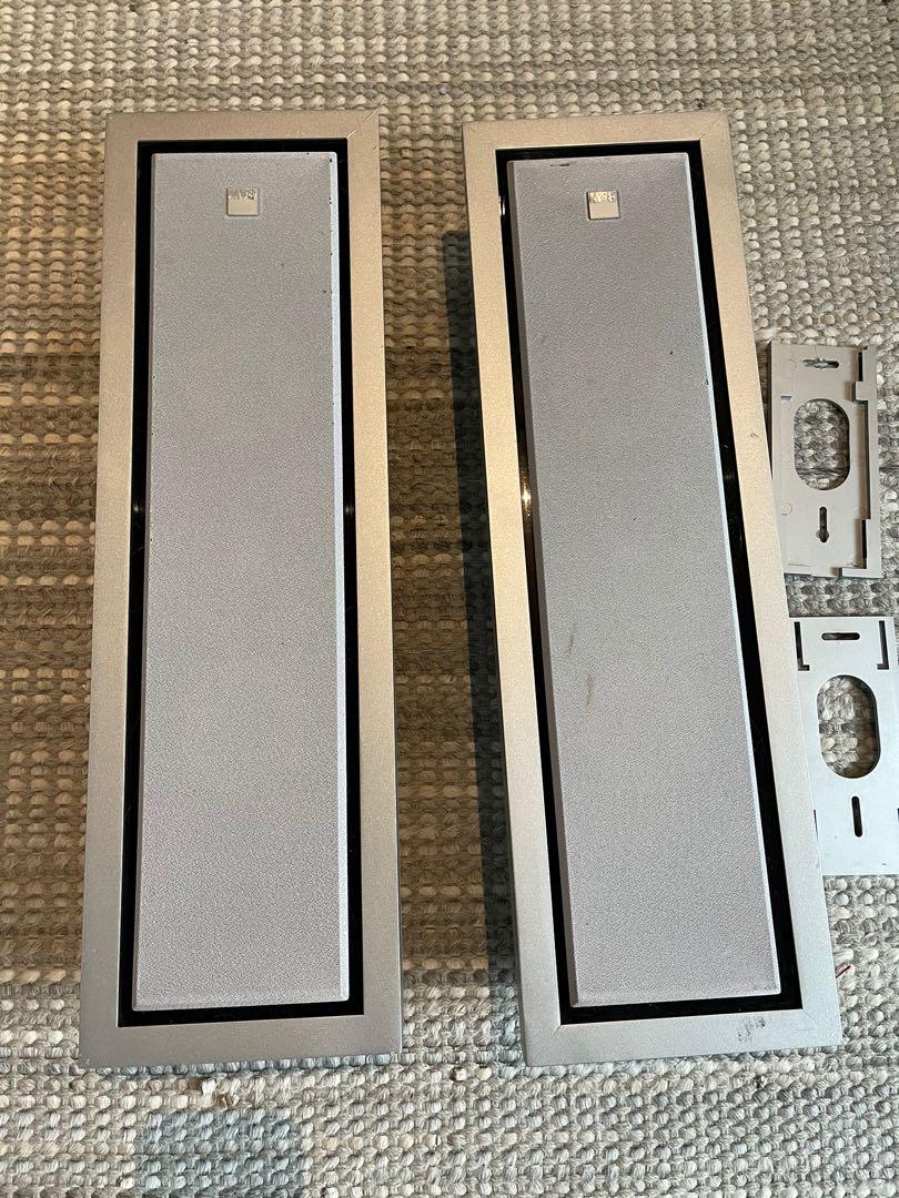 B W wall mounted speakers