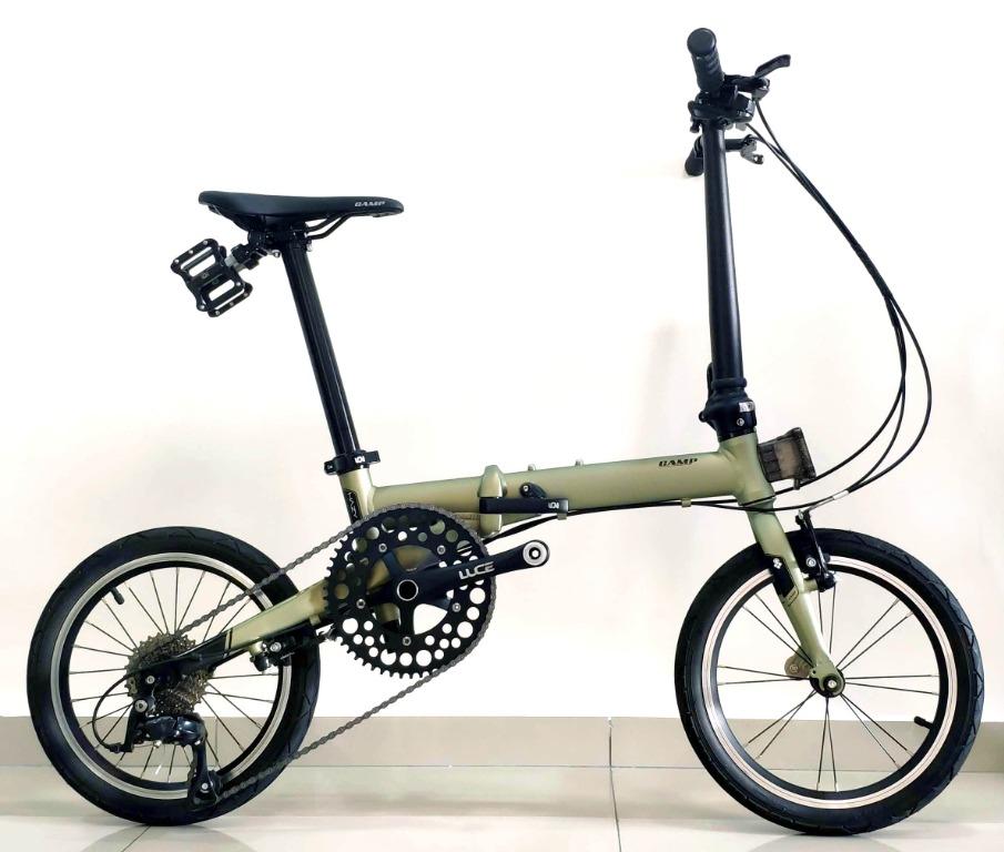 camp hazy folding bike