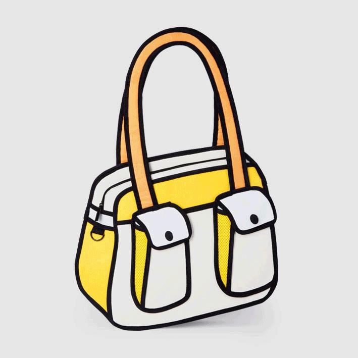 Cartoon 2D bag Women s Fashion Bags Wallets Cross body Bags
