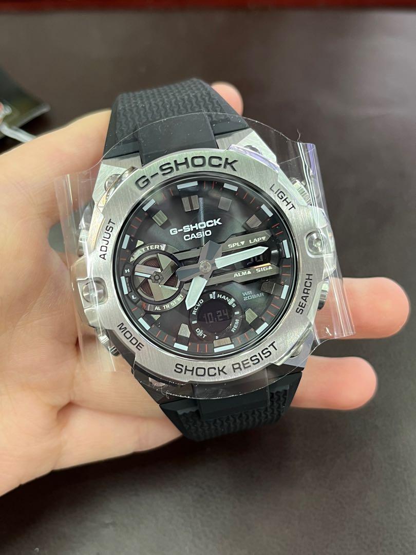 Casio G-Shock GST-B400-1A, 名牌, 手錶- Carousell