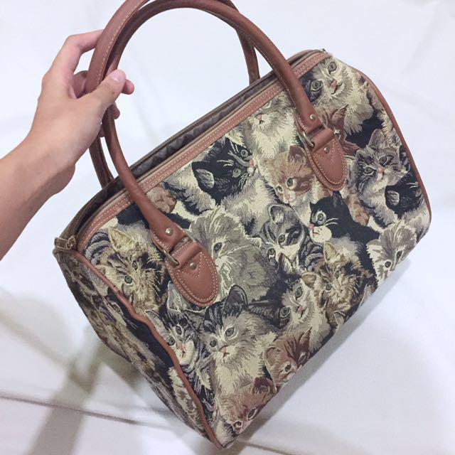 Cat sales print bag