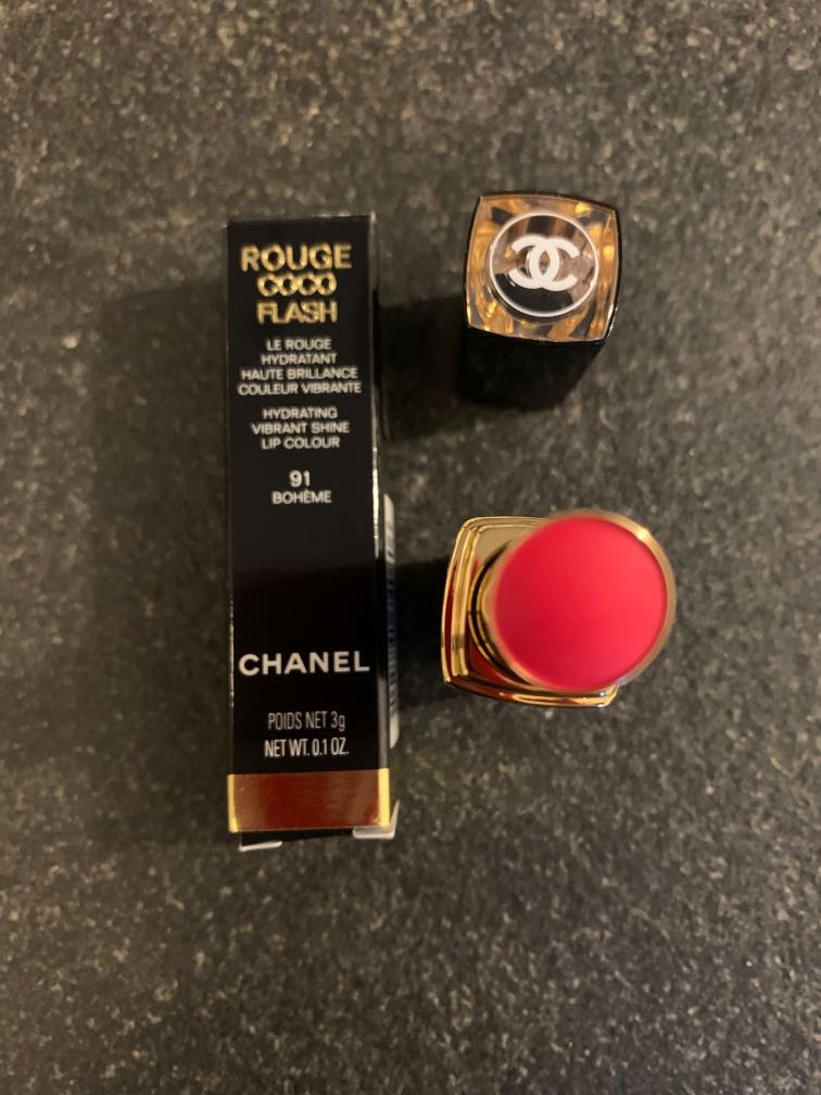 Chanel- Rouge Coco Flash - Hydrating Vibrant Shine Lipstick - #91
