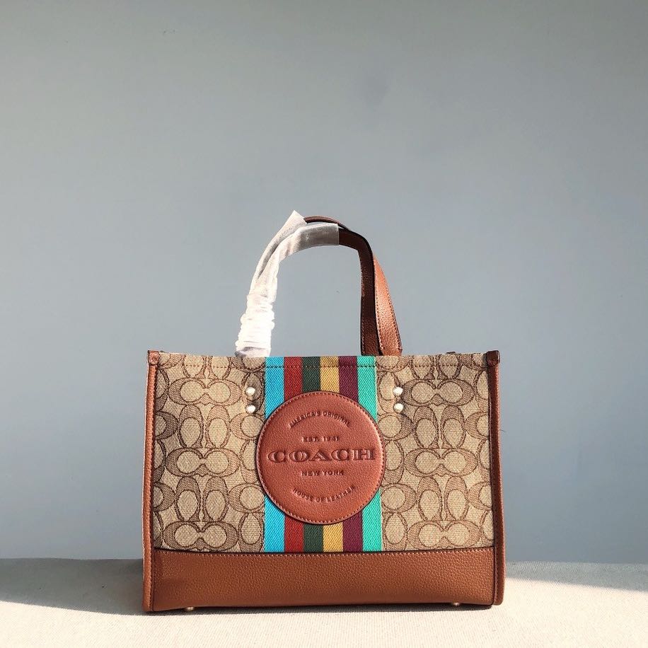 Coach Tote With Rainbow Stripe Women s Fashion Bags Wallets