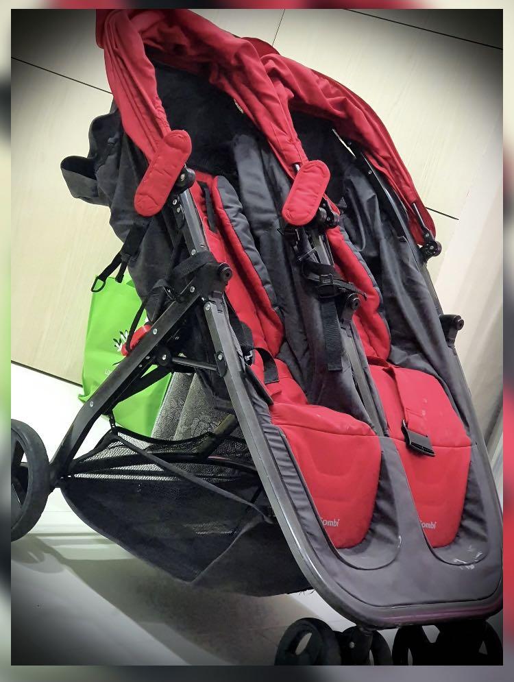 Combi Double Stroller Babies Kids Going Out Strollers on Carousell