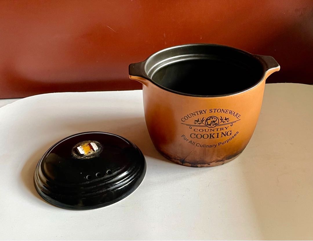 FWP 5 Country Stoneware Cookware Ceramic Cooking Pot Claypot 18 cm