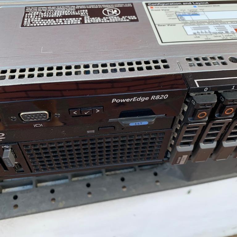 Dell PowerEdge R820 Server 48 Core 96 Threads 4x Intel Xeon E5-4657L v2 ...