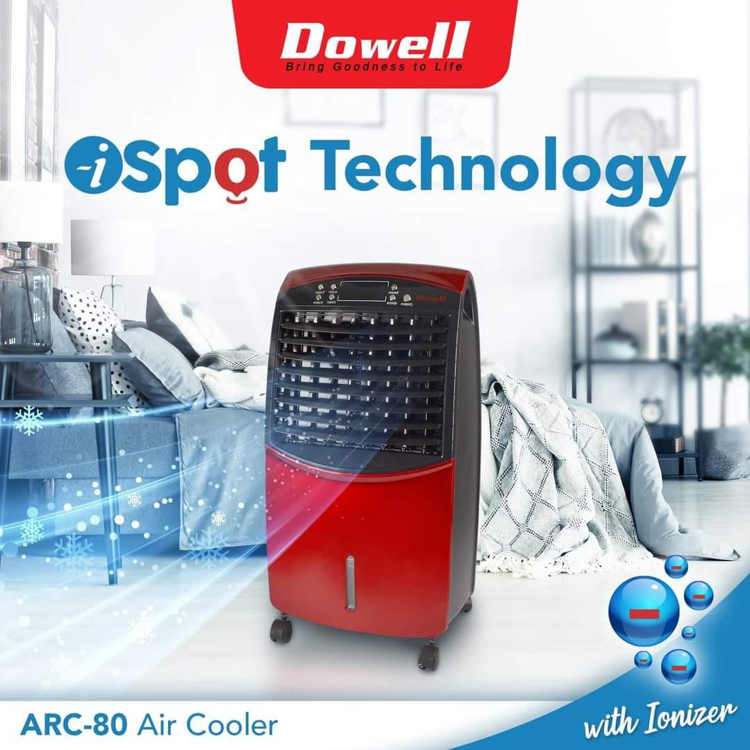 Dowell Air Cooler 9L capacity with negative ion generator ionizer