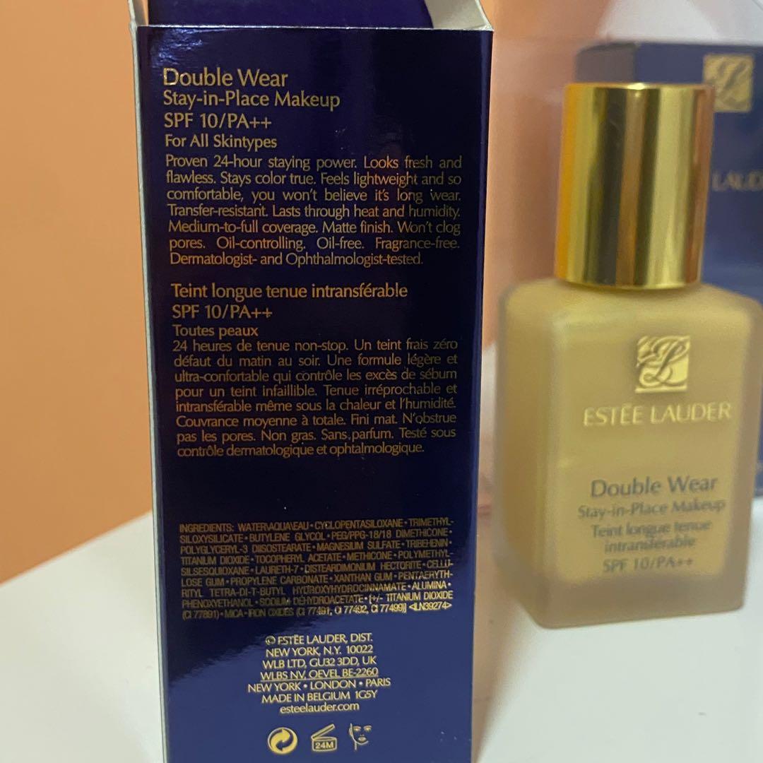 Estee Lauder Double Wear Foundation 2W2 Rattan, Beauty & Personal Care