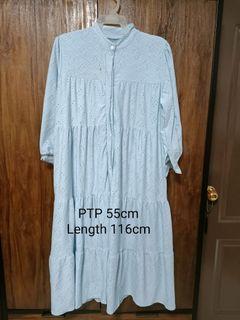 Eyelet Midi Dress