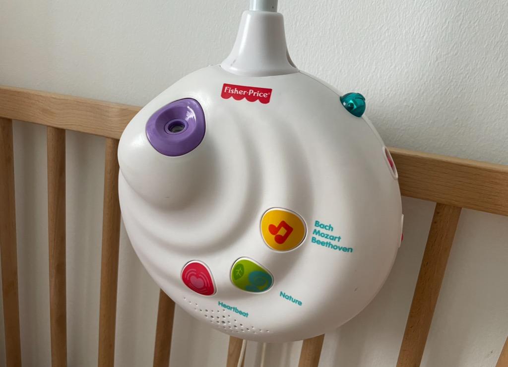 Fisher Price Cot Mobile with Projector and Remote Control, Babies