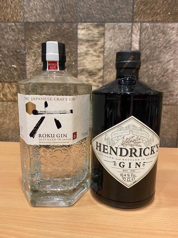 Free Delivery 2 Bottles X 700ml Hendrick Gin 700ml Roku Gin On Sale Food Drinks Alcoholic Beverages On Carousell