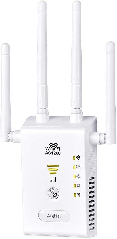 Free Shipping - Aigital WiFi Booster 1200Mbps WiFi Blast Long Range ...