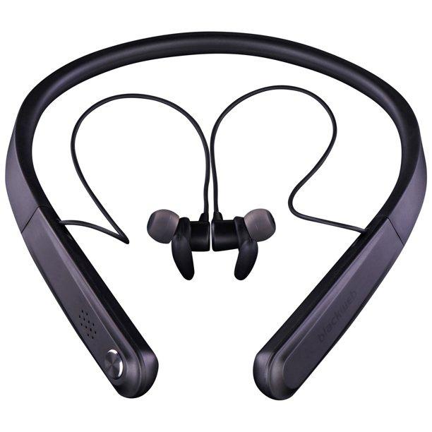Free Shipping Blackweb Wireless Bluetooth Neckband Earbuds Black Audio Headphones Headsets on Carousell