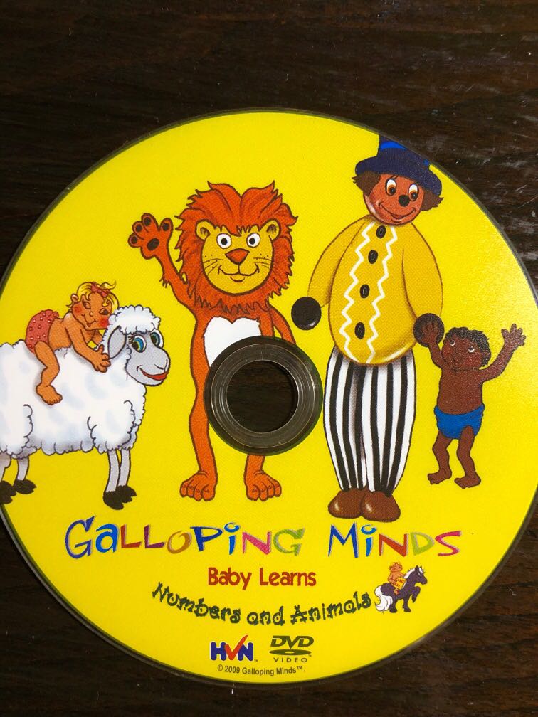 Gallop Minds VCD Numbers and Animals, Babies & Kids, Infant Playtime