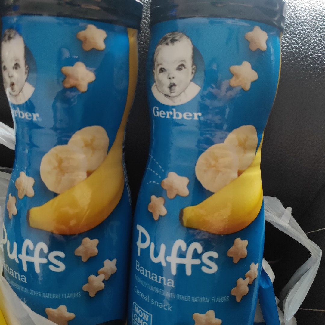 Gerber Banana Puffs Food Drinks Packaged Instant Food On Carousell