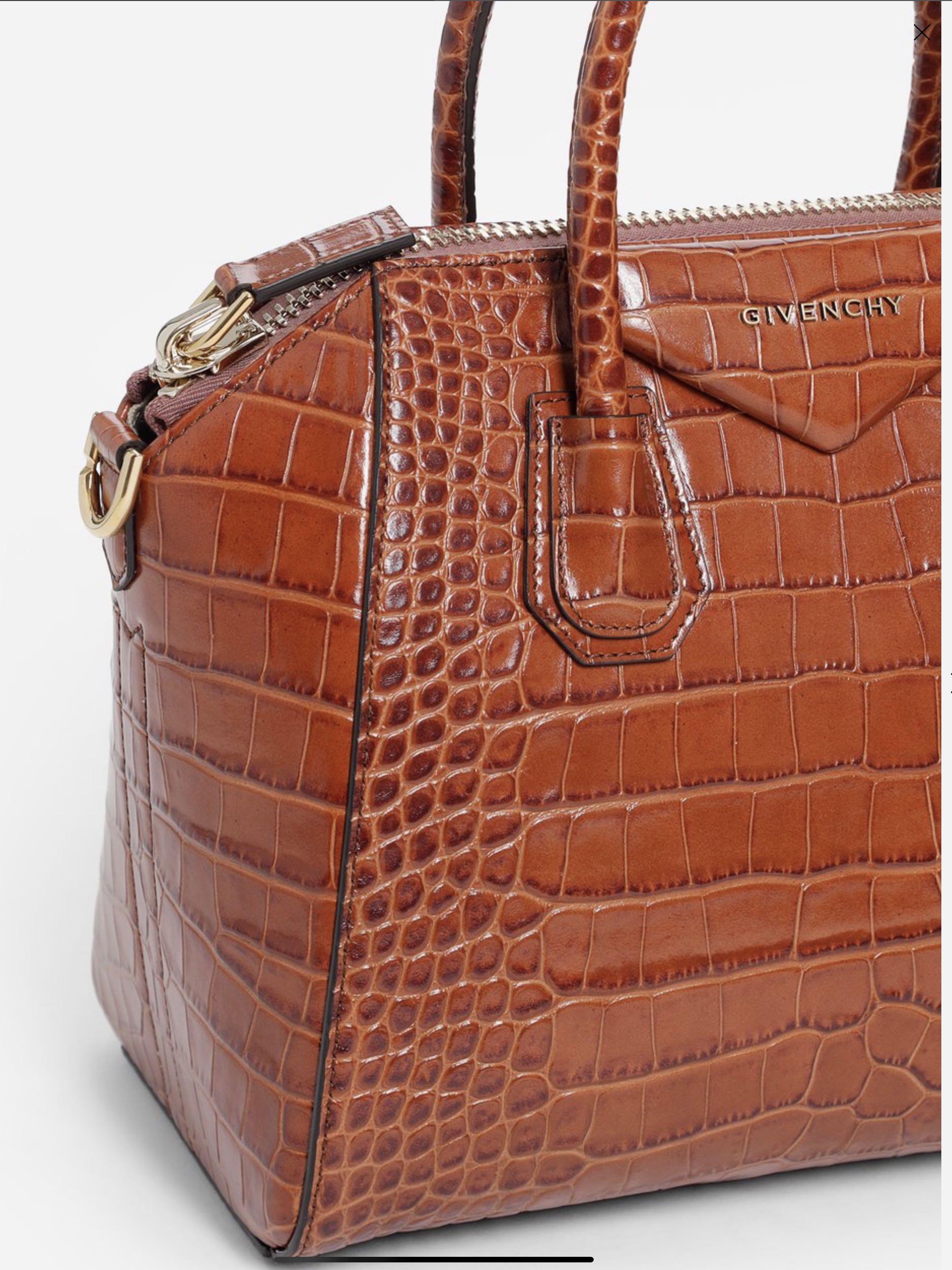 Givenchy antigona mini croc on sale