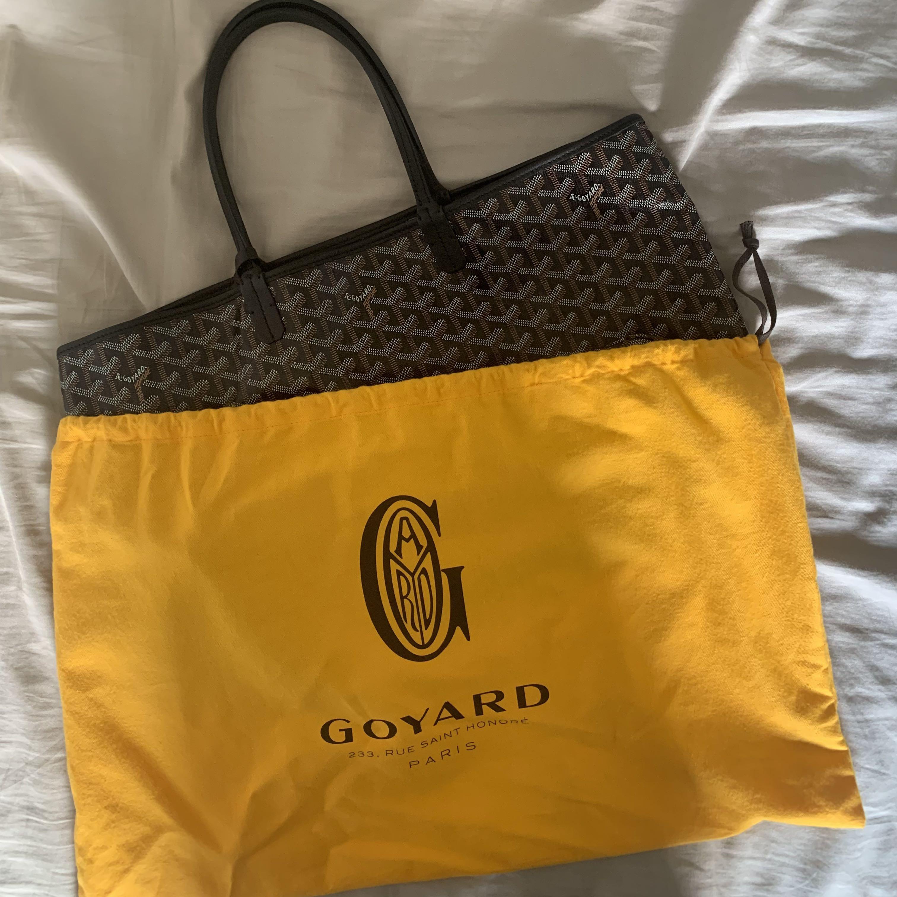 Goyard Saint Louis PM Black, Luxury, Bags & Wallets on Carousell