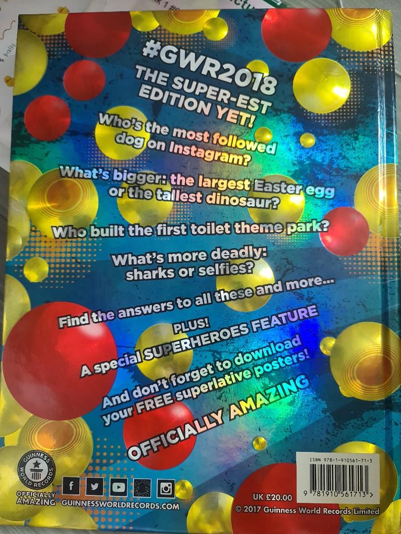 Guinness World Records 2018 Hobbies Toys Books Magazines Fiction Non Fiction On Carousell