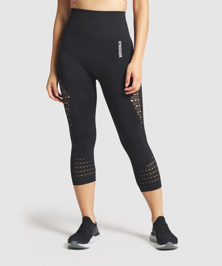 Gymshark Black Energy Seamless Set BNWT 