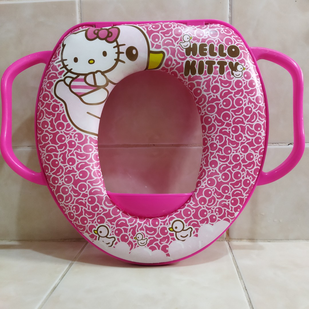 Hello Kitty Potty Seat for Toilet Training, Babies & Kids, Bathing