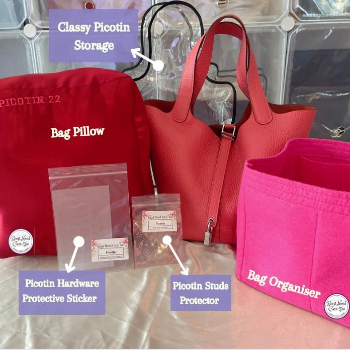Bag Organizer for Hermes Picotin 18 - Premium Felt (Handmade/20 Colors) :  Handmade Products 