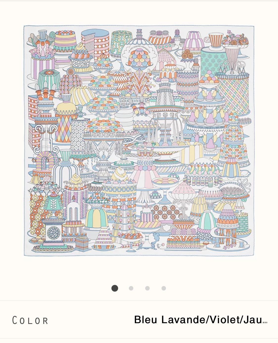 Hermes la patisserie francaise shop scarf