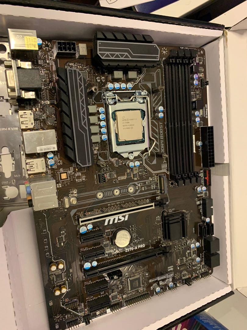 I7 discount 7700k mobo