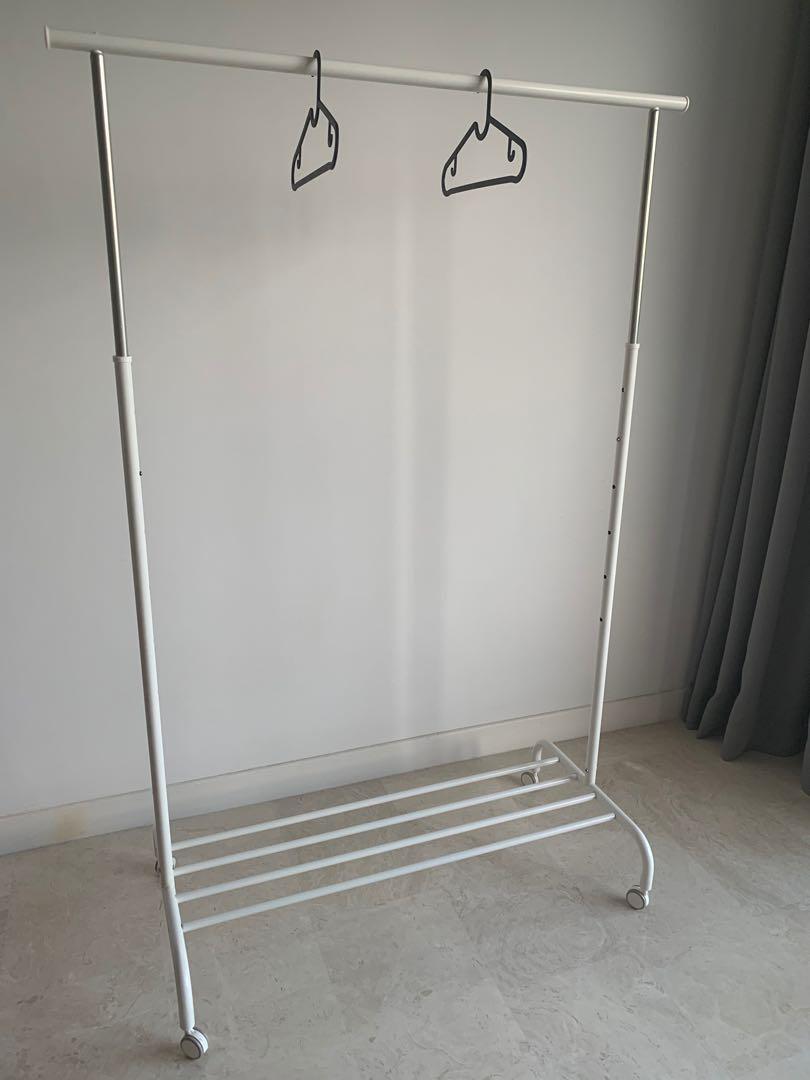 Ikea clothes rack, Furniture & Home Living, Furniture, Shelves