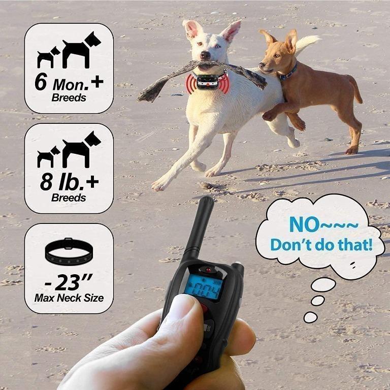K2076 LumoLeaf Dog Training Collar Waterproof USB Rechargeable Dog Remote Trainer with Double Vibration and Beep Mode for Home Training Use 500 Yards Range. P11 Vibration Pet Supplies Homes Other Pet