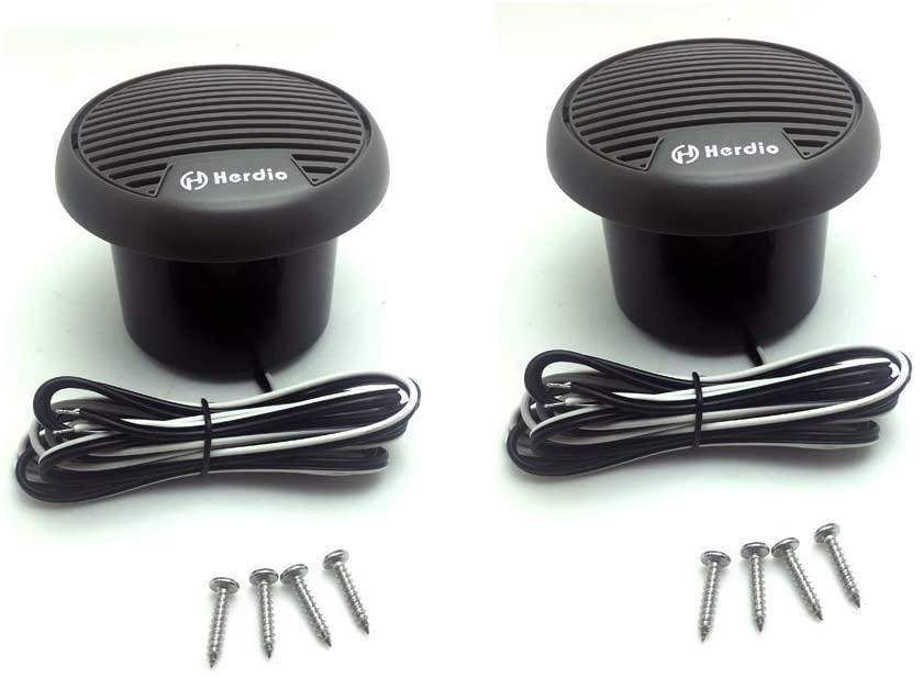 [K4015] Herdio 3" Inch Waterproof Marine Speakers 2 Way Full Range Audio Stereo System