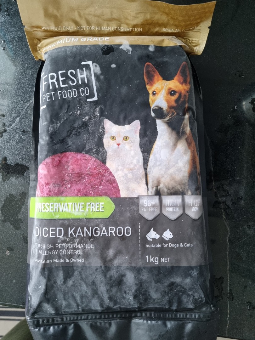 Kangaroo meat 2kgs Fresh Pet food Co Pet Supplies Pet Food on Carousell
