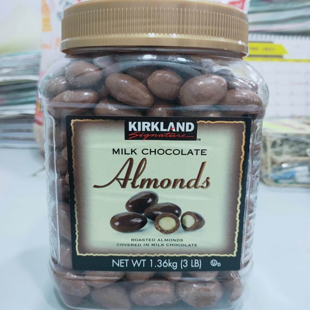 Kirkland Milk Chocolate Almonds 1.36kg, Food & Drinks, Other Food