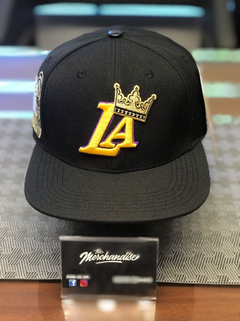 Lakers Crown snapback hats from Pro 