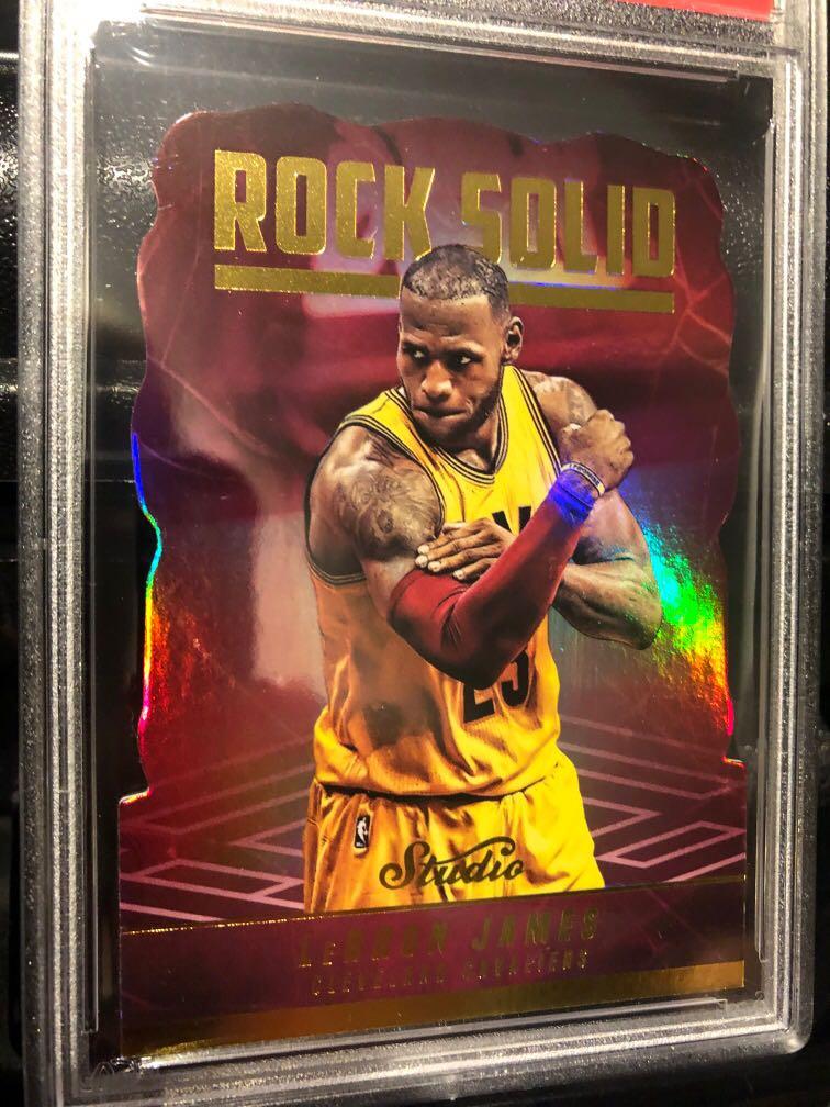LeBron James 2016-17 NBA Panini Studio Basketball Rock Solid Die