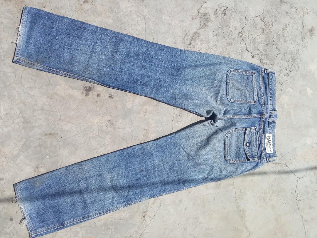 Lee riders jeans, Fesyen Pria, Pakaian 