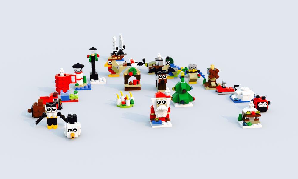 Lego christmas build up store