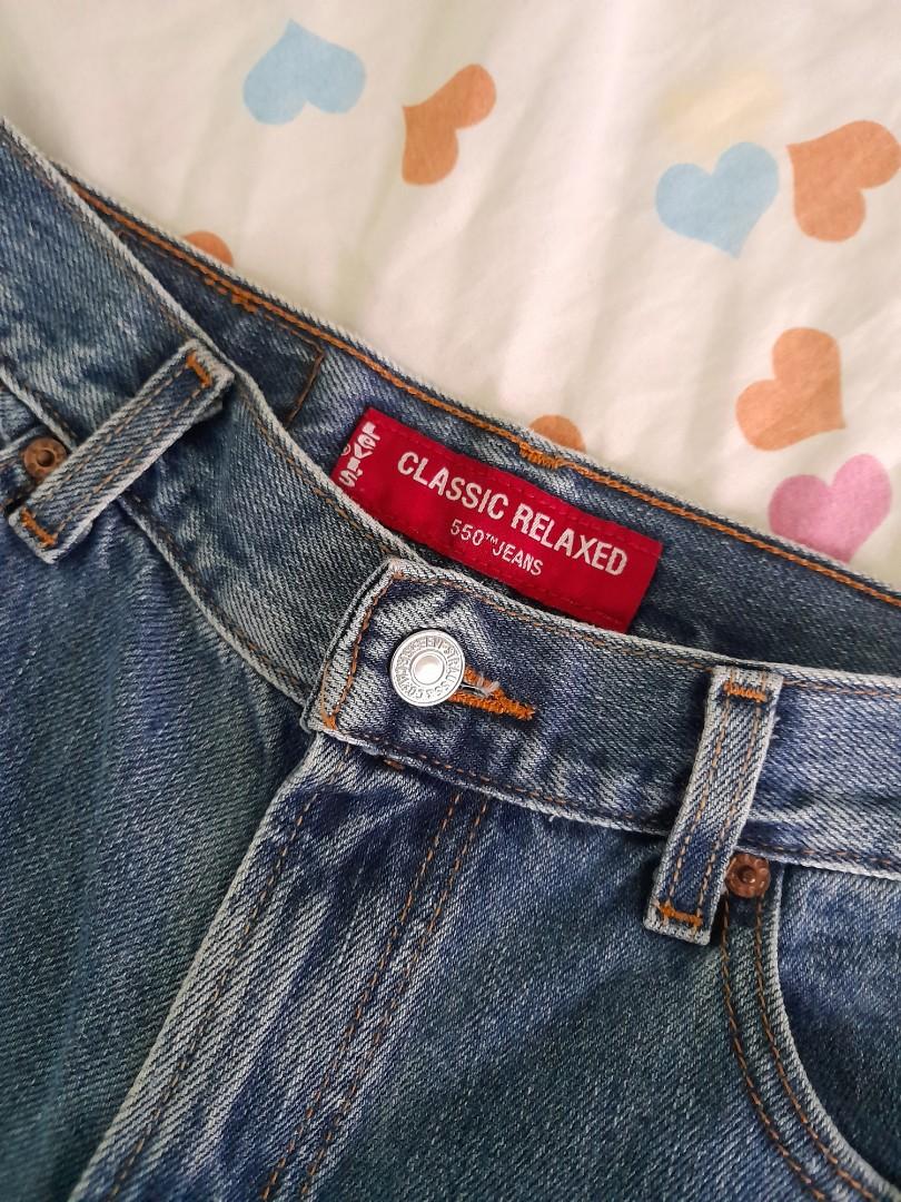 LEVI'S 550 JEANS (CLASSIC RELAXED TAPERED), Women's Fashion, Bottoms, Jeans  on Carousell