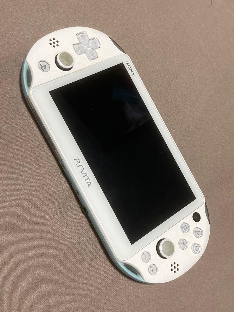 Light Blue/White Ps Vita Slim [PCH-2000] Series, Video Gaming 
