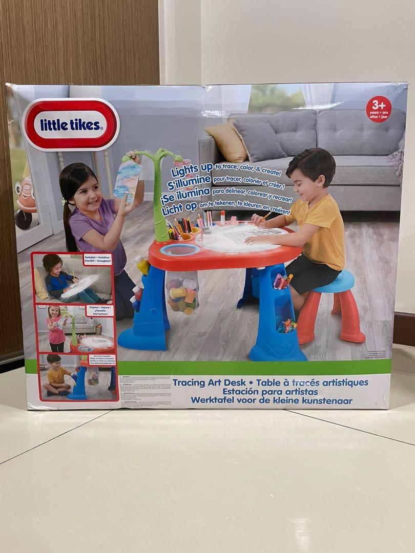 Little Trikes Tracing Art Desk Kids table and Chair