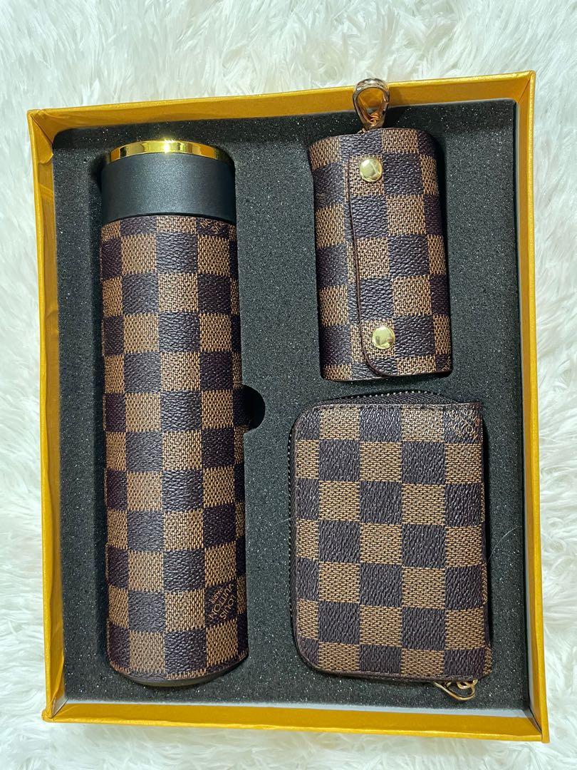 LV Damier Tumbler Set with Card Holder & Key Holder, Women's Fashion,  Watches & Accessories, Other Accessories on Carousell