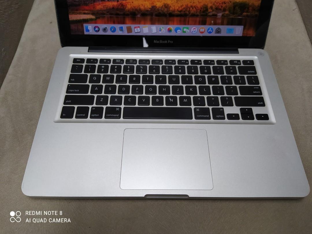 Macbook pro 2011 13.3 inch 4gb 250gb (Category: Laptops & Notebooks) located in Quezon City. Submitted by jackabbad (Listing ID 1121573012, Image 2). Description: Macbook pro 2011 Year/Model A1278 - Processor Intel Core i5 2.3 GHz - Memory 4Gb 1333 MHz Ddr3 - HDD 250Gb Storage - Intel HD Graphics 3000 384 Mb - Display size 1280x800 - 13.3 Inch size - MacOs High Sierra - Cycle count 1092 📌 Condition: 👍Good condition 99% 👍Good performance 99% 👍