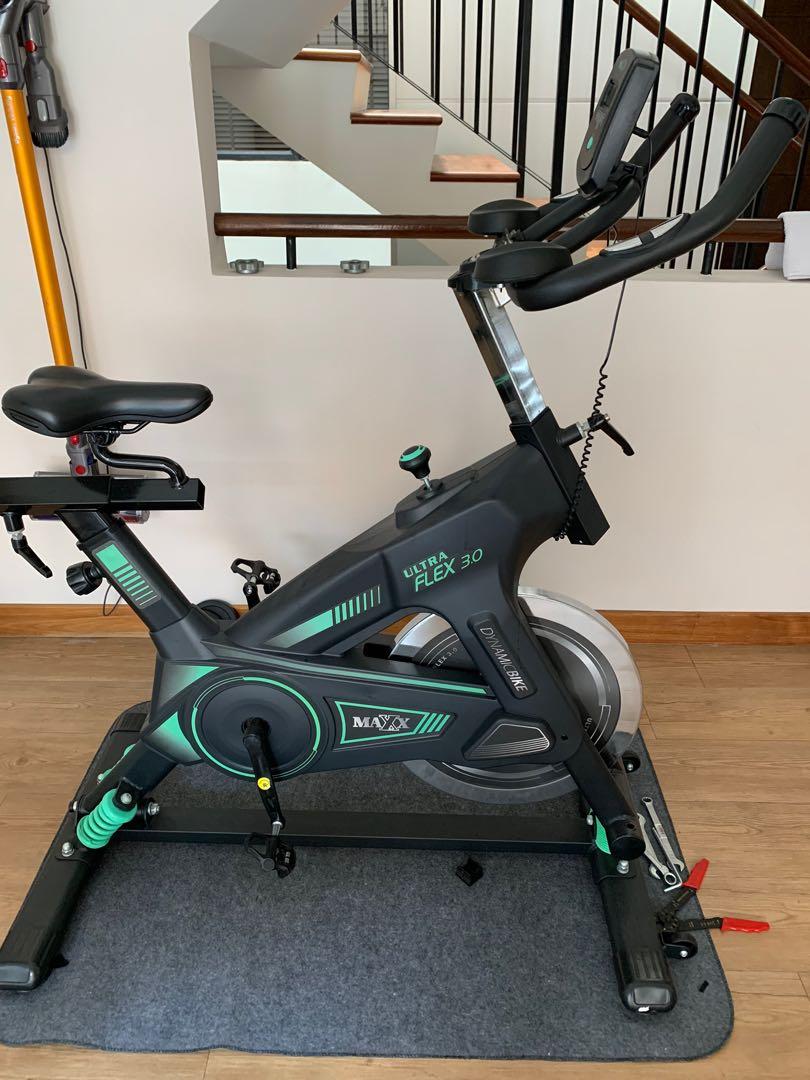 maxx ultra flex 3.0 spinning bike