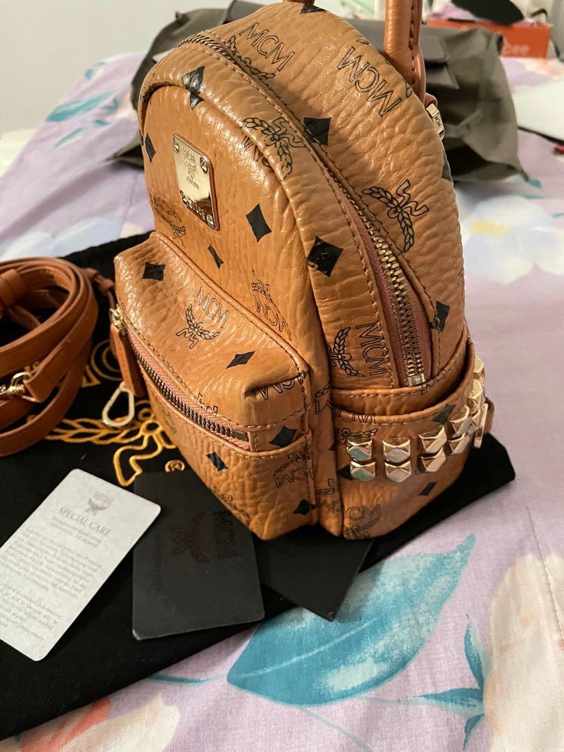 MCM Bebe Boo Backpack, Barang Mewah, Tas & Dompet di Carousell